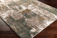 Surya Celestial Shag Csg-2306 Taupe, Medium Gray, Dark Green, Sage Area Rug