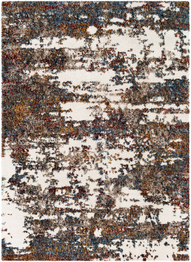 Surya Celestial Shag Csg-2307 Teal, Dark Blue, Denim, Burgundy Rugs.