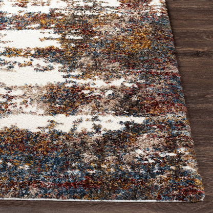 Surya Celestial Shag Csg-2307 Teal, Dark Blue, Denim, Burgundy Area Rug