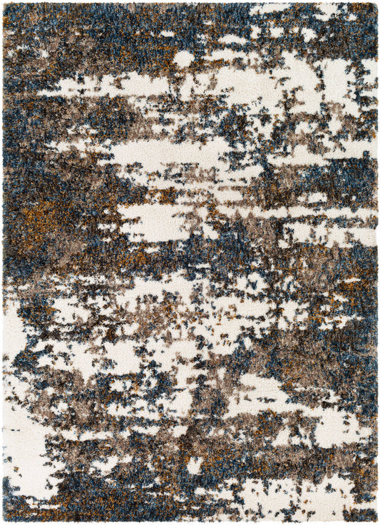 Surya Celestial Shag Csg-2308 Denim, Navy, Cream, Medium Gray Area Rug