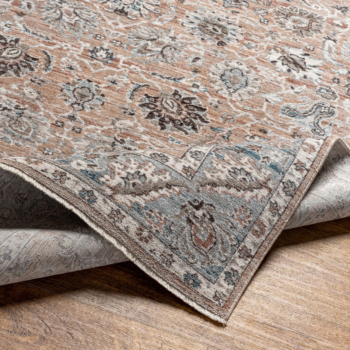 Surya Carlisle Csi-2300 Mauve, Pale Blue Rug.