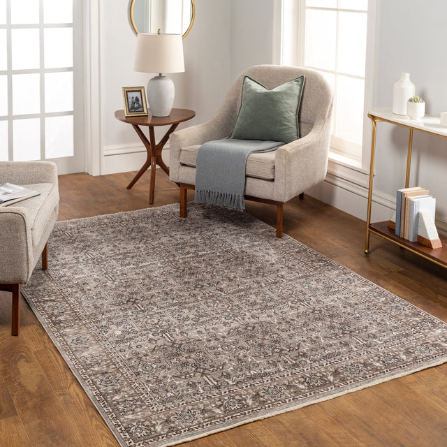 Surya Carlisle Csi-2301 Dusty Sage, Light Gray Rug.