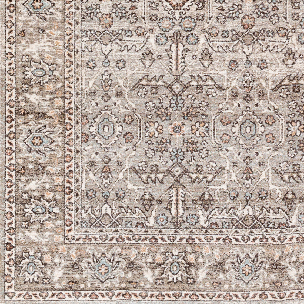 Surya Carlisle Csi-2301 Dusty Sage, Light Gray Rug.