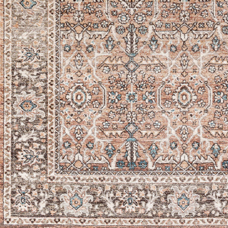 Surya Carlisle Csi-2302 Dusty Pink, Medium Brown Rug.