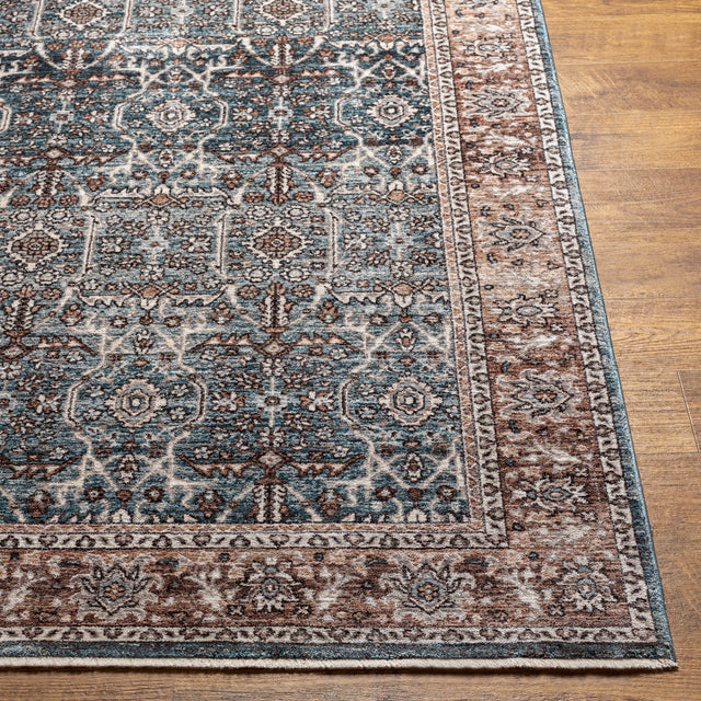 Surya Carlisle Csi-2303 Pale Blue, Dusty Pink Rug.