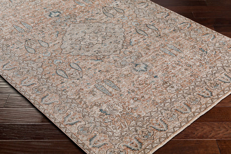 Surya Carlisle Csi-2305 Dusty Pink, Medium Brown Rug.