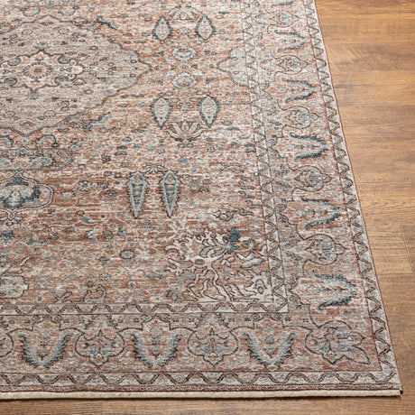 Surya Carlisle Csi-2305 Dusty Pink, Medium Brown Rug.