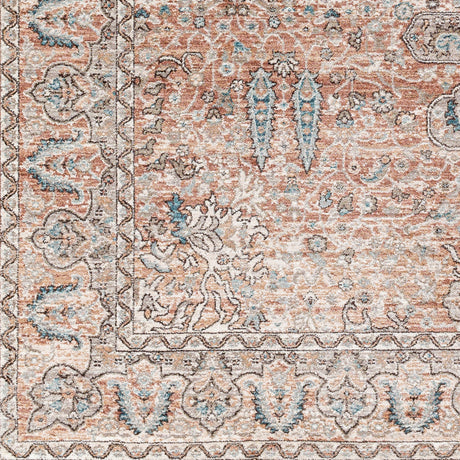 Surya Carlisle Csi-2305 Dusty Pink, Medium Brown Rug.