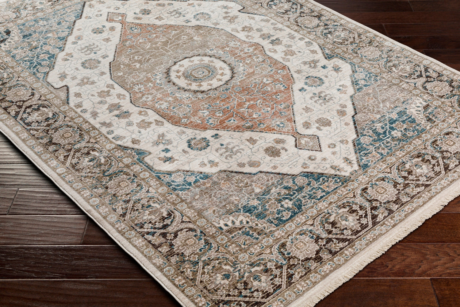 Surya Carlisle Csi-2306 Light Sage, Pale Blue Rug.