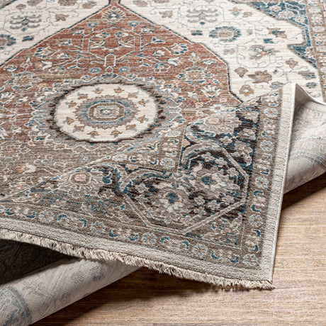Surya Carlisle Csi-2306 Light Sage, Pale Blue Rug.