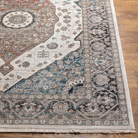 Surya Carlisle Csi-2306 Light Sage, Pale Blue Rug.