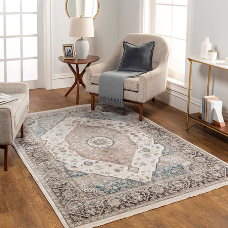 Surya Carlisle Csi-2306 Light Sage, Pale Blue Rug.