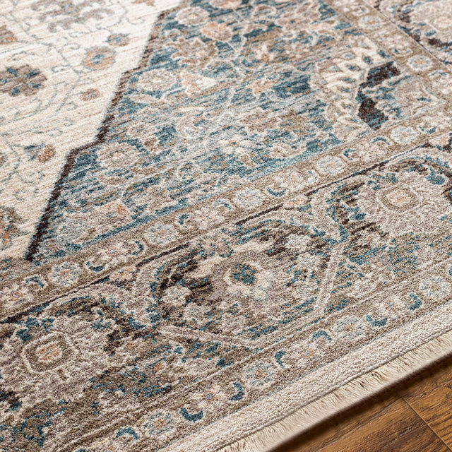 Surya Carlisle Csi-2306 Light Sage, Pale Blue Rug.