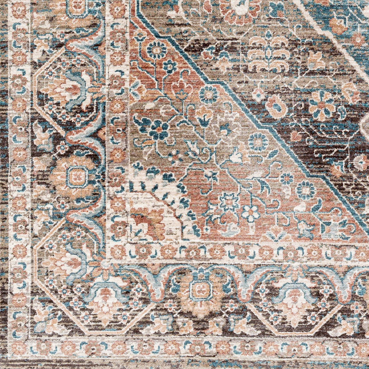 Surya Carlisle Csi-2307 Dusty Pink, Sage Rug.