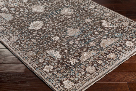 Surya Carlisle Csi-2308 Dark Brown, Ivory Rug.