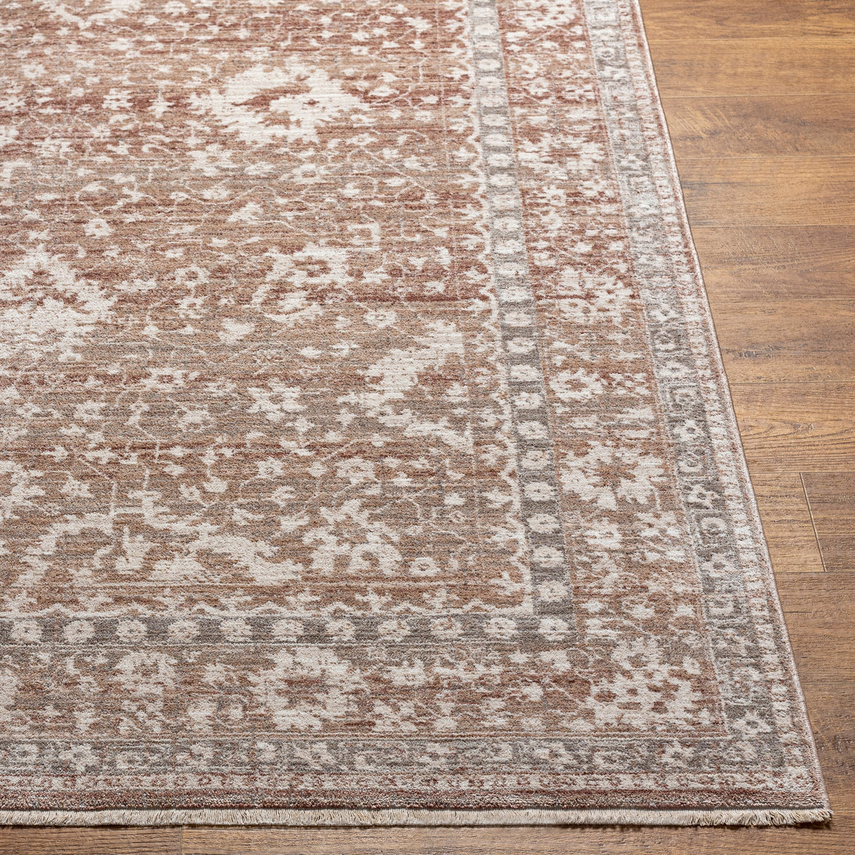 Surya Carlisle Csi-2311 Dusty Pink, Ivory Rug.