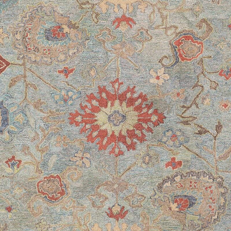 Surya Classic Nouveau Csn-1004 Emerald, Khaki, Wheat, Tan, Aqua Rugs.