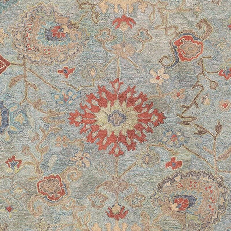 Surya Classic Nouveau Csn-1004 Emerald, Khaki, Wheat, Tan, Aqua Rugs.