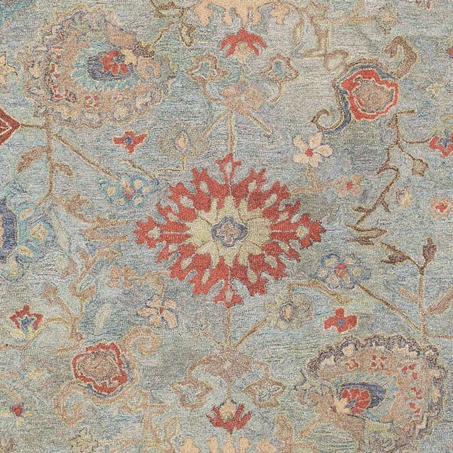 Surya Classic Nouveau Csn-1004 Emerald, Khaki, Wheat, Tan, Aqua Rugs.