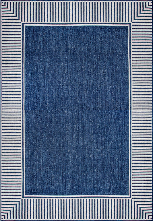 Nuloom Asha Simple Border Nas1767E Navy Area Rug