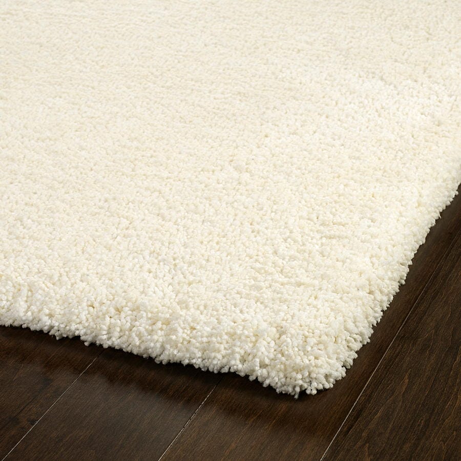 Kaleen Cotton Bloom Ctb01-76 White Shag Area Rug