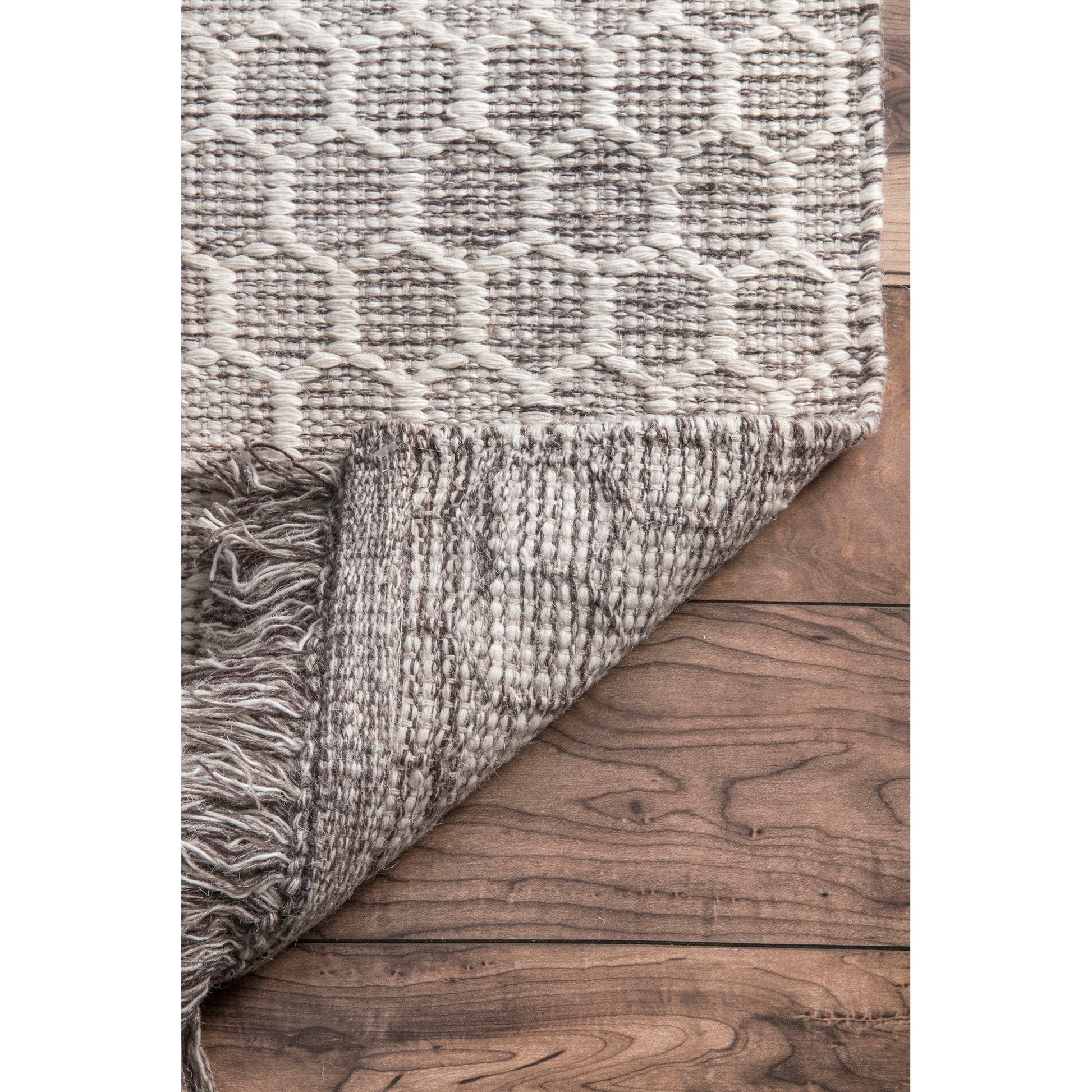 Nuloom Wylie Honeycomb Rug Nwy1375D Gray Area Rug