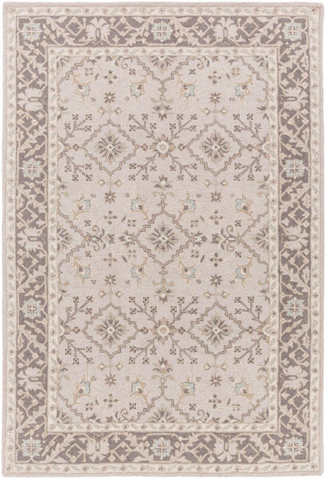 Surya Castille Ctl-2000 Taupe, Charcoal, Ivory, Camel Rugs.