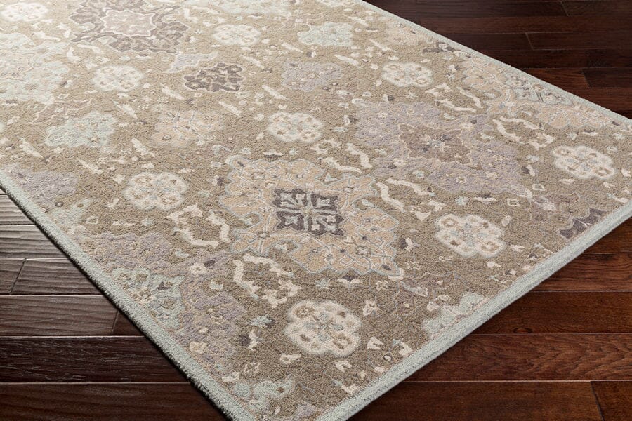 Surya Castille Ctl-2006 Taupe, Light Gray, Charcoal, Black Area Rug