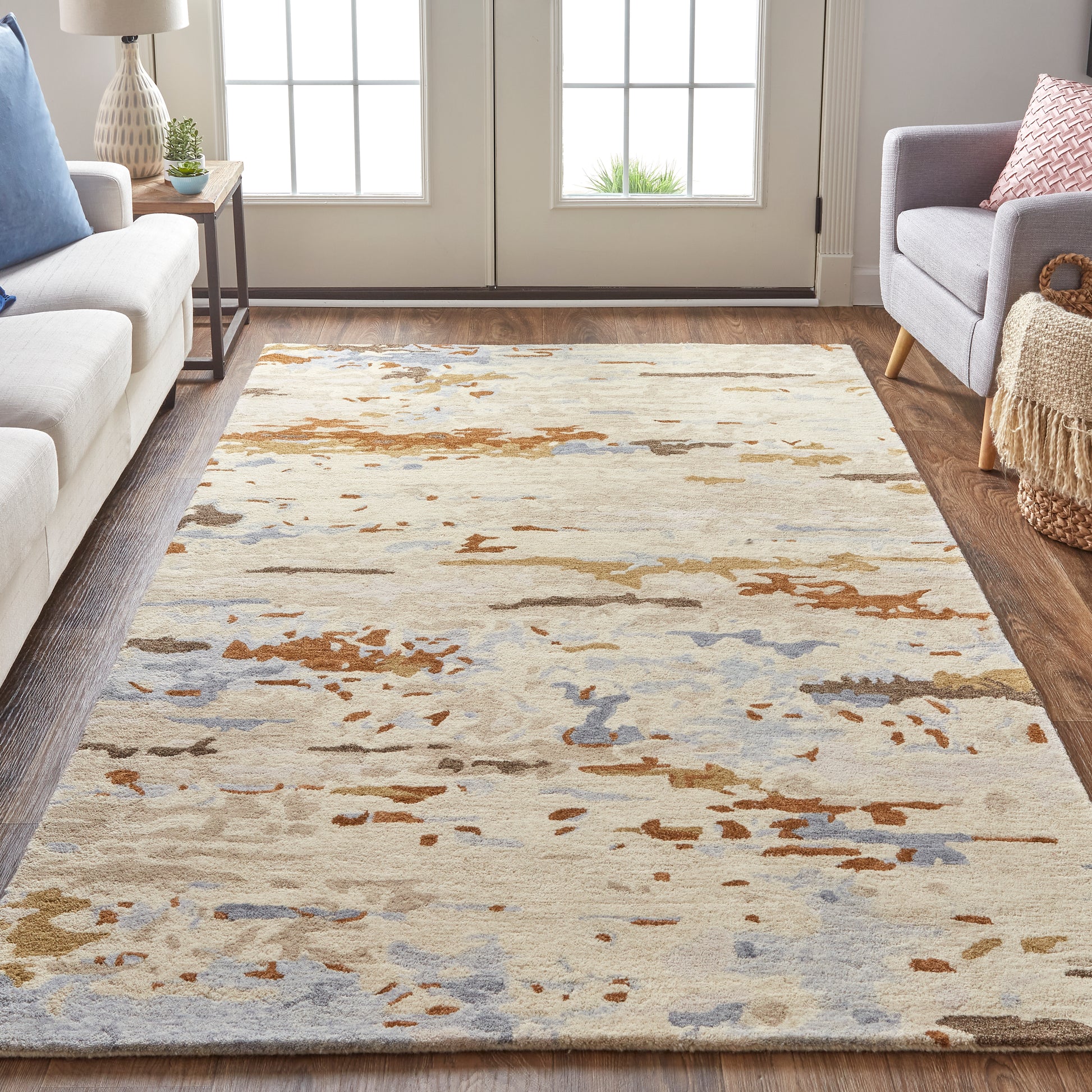 Feizy Everley 8644F Ivory/Multi Area Rug