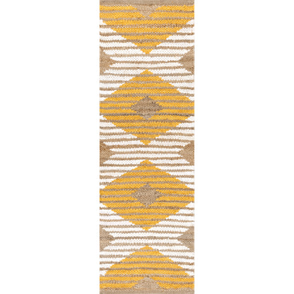 Nuloom Marla Denim And Nma1416D Yellow Area Rug