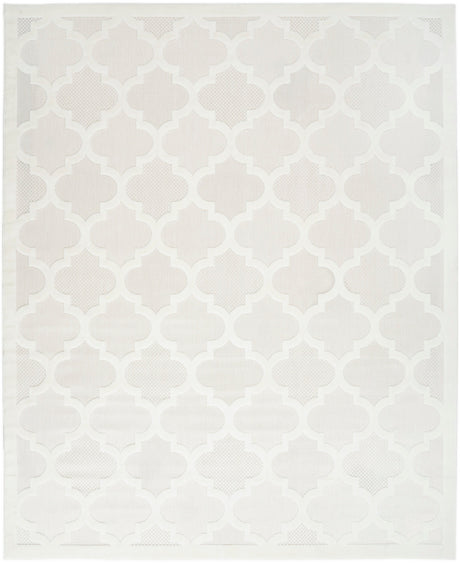 Nourison Easy Care Nes01 Ivory/White Rug.