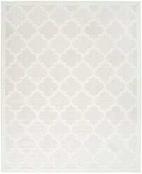 Nourison Easy Care Nes01 Ivory/White Area Rug