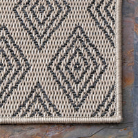 Nuloom Rayna Banded Trellis Nra2847A Light Gray Area Rug