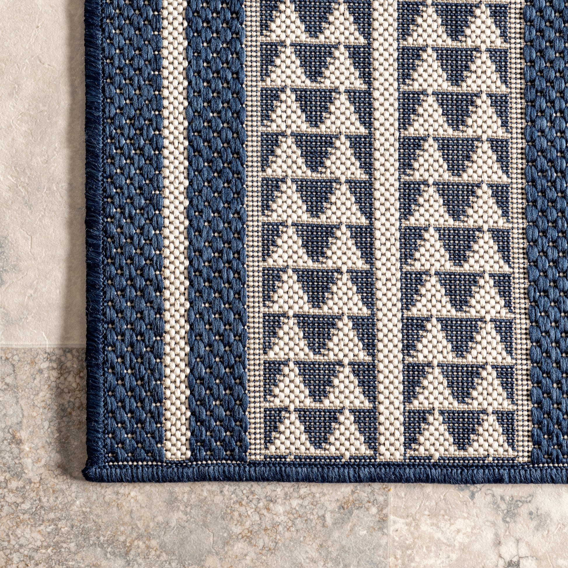 Nuloom Ranya Tribal Nra1766E Navy Area Rug