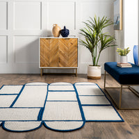 Nuloom Jolynn Shapes Njo3472A Blue Area Rug