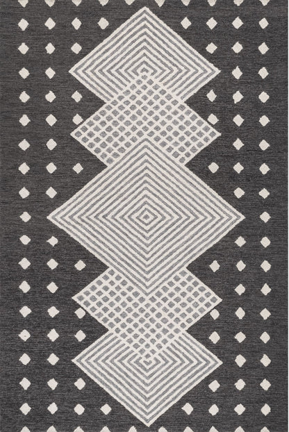 Nuloom Maci Hand Tuftedwool Nma2706A Black Area Rug