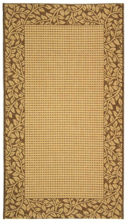 Safavieh Courtyard Cy0727-3001 Natural / Brown Area Rug