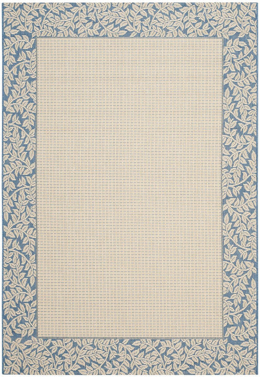 Safavieh Courtyard Cy0727-3101 Natural / Blue Area Rug