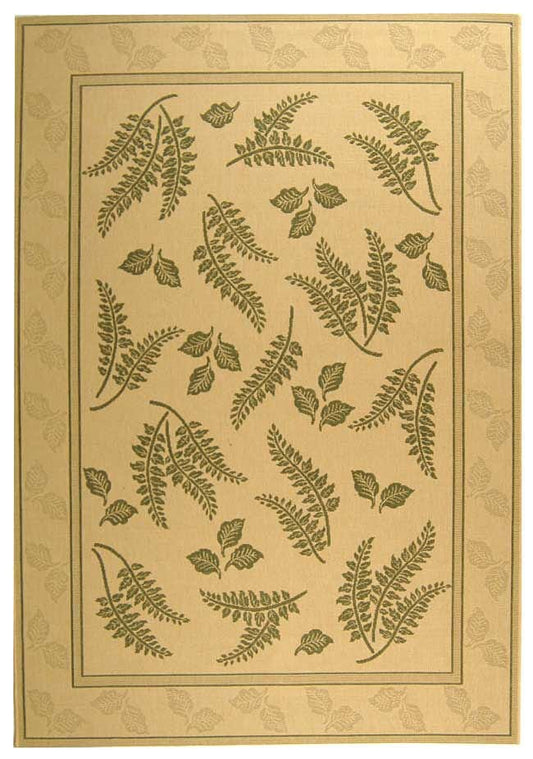 Safavieh Courtyard Cy0772-1E01 Natural / Olive Floral / Country Area Rug