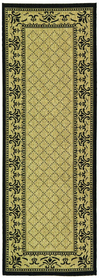 Safavieh Courtyard cy0901-3901 Sand / Black Area Rug