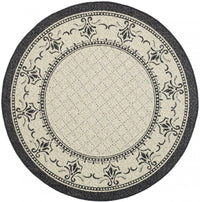 Safavieh Courtyard cy0901-3901 Sand / Black Area Rug