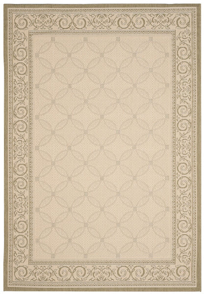 Safavieh Courtyard cy1502-1e01 Natural / Olive Area Rug