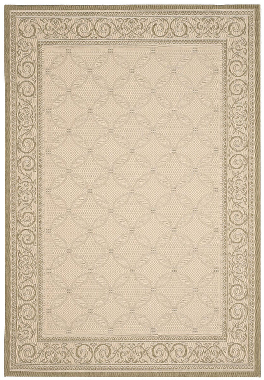 Safavieh Courtyard cy1502-1e01 Natural / Olive Area Rug