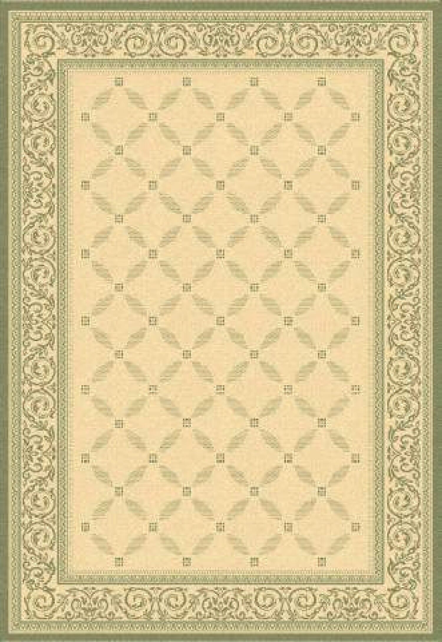 Safavieh Courtyard cy1502-1e01 Natural / Olive Area Rug