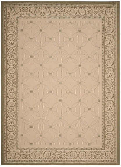 Safavieh Courtyard cy1502-1e01 Natural / Olive Area Rug