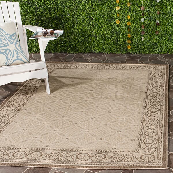 Safavieh Courtyard Cy1502-3001 Natural / Brown Area Rug