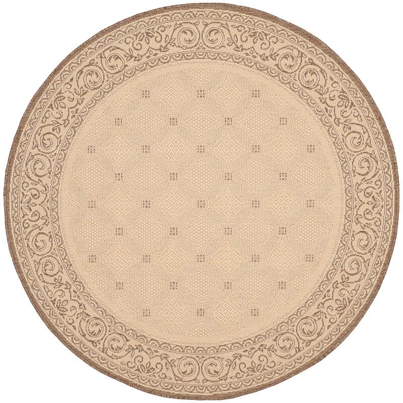 Safavieh Courtyard Cy1502-3001 Natural / Brown Area Rug