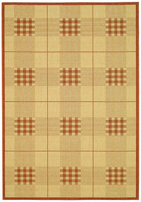 Safavieh Courtyard cy1587-3201 Natural / Terra Geometric Area Rug