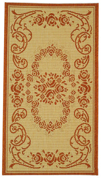 Safavieh Courtyard Cy1893-3201 Natural / Terra Area Rug