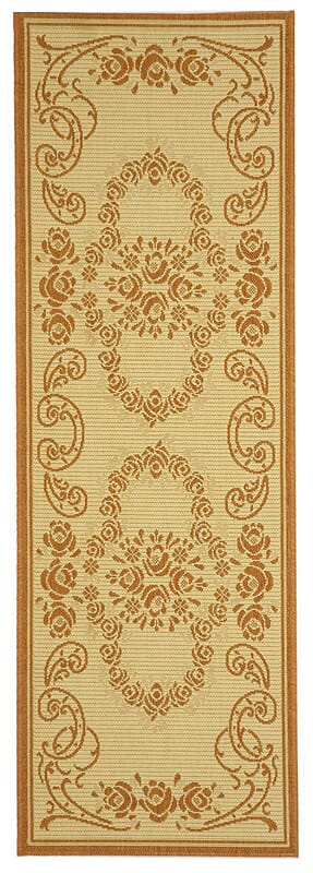 Safavieh Courtyard Cy1893-3201 Natural / Terra Area Rug